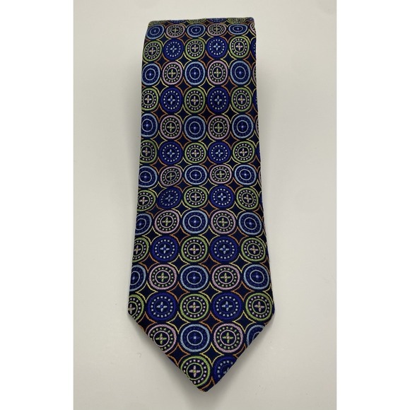 Forsyth Men's Silk Patterned‎ Neck Tie Multicolor - Picture 2 of 5